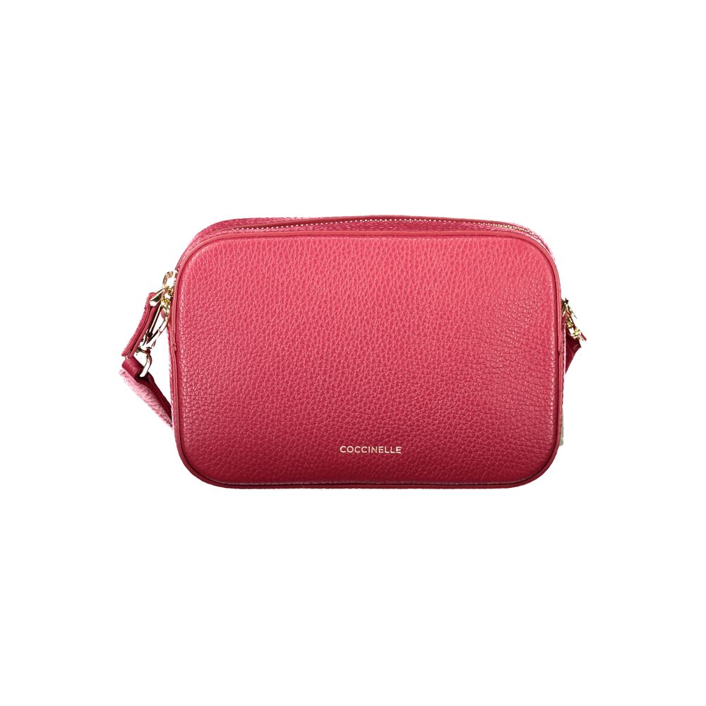 Rosso Leather Handbag with Detachable Strap