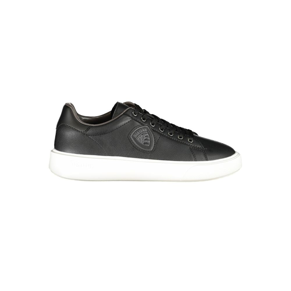 Schwarzer Sneaker aus Synthetikleder für Herren von BLAUER