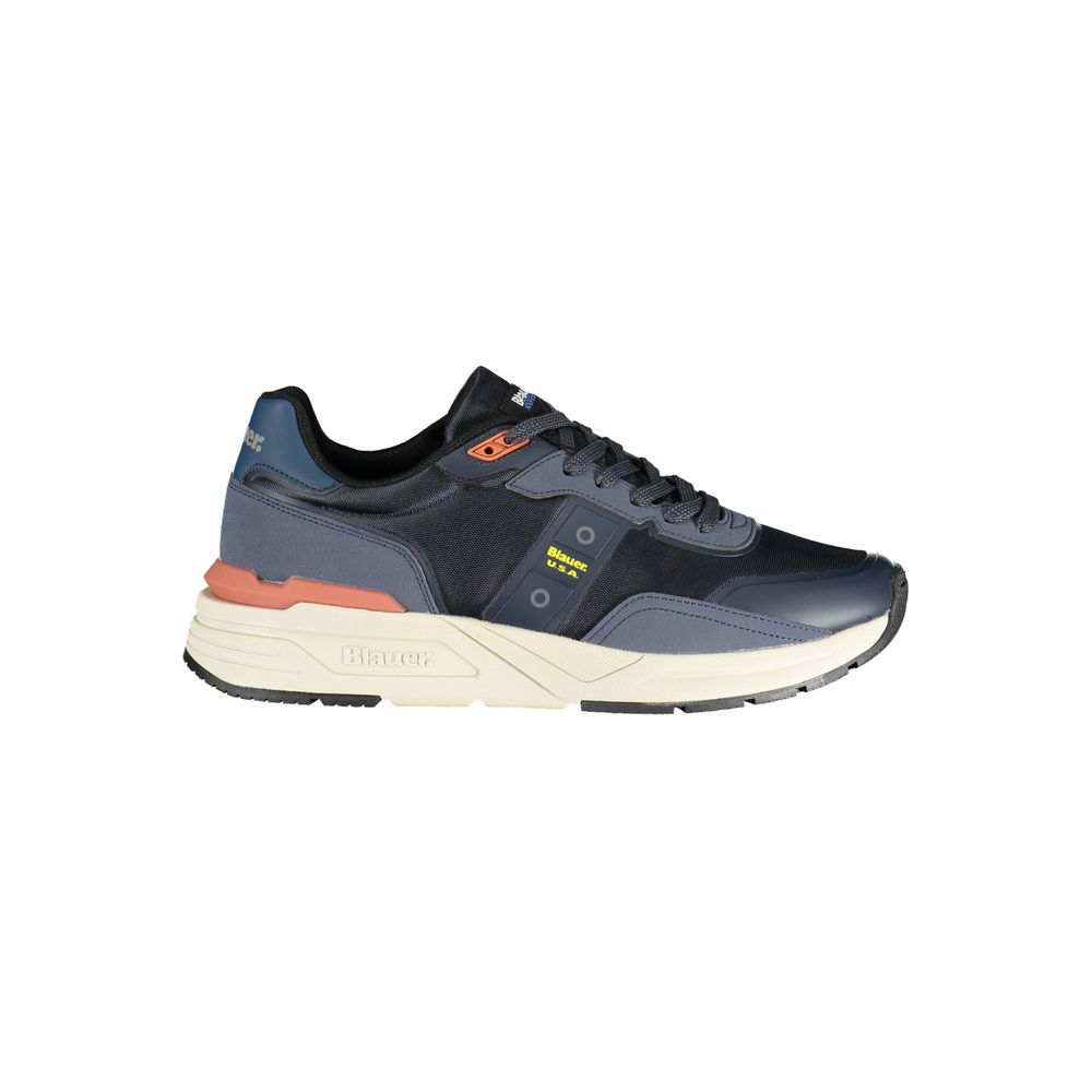 Blauer Herren Sneaker aus blauem Synthetik