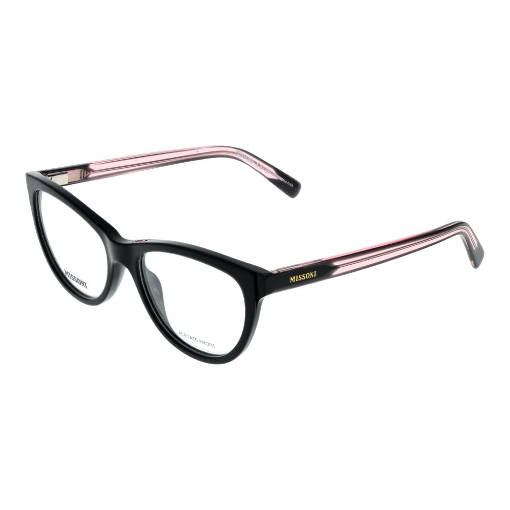 Black Synthetic Round Glasses Frames for Women