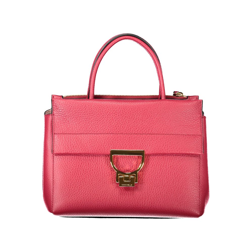 Rosso Leather Handbag with Adjustable Strap by COCCINELLE