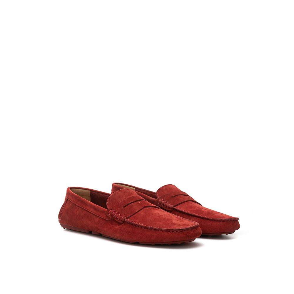 Bordeaux Leather Penny Loafer by Bally