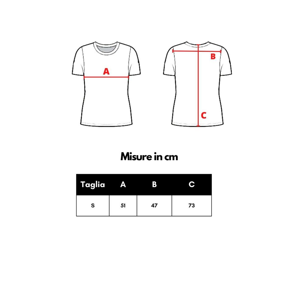 T-shirt en coton multicolore