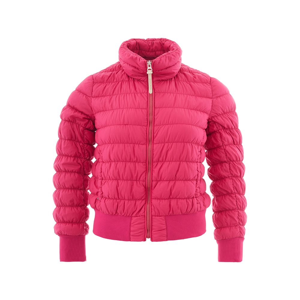 Bomber en polyamide fuchsia