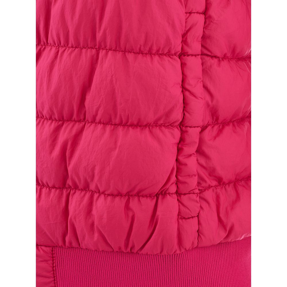 Bomber en polyamide fuchsia