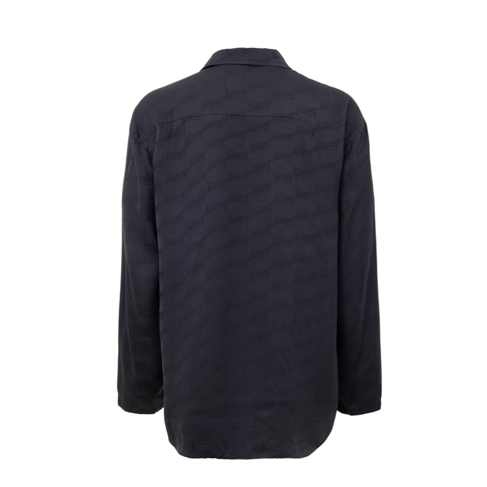 Chemise habillée grise en viscose