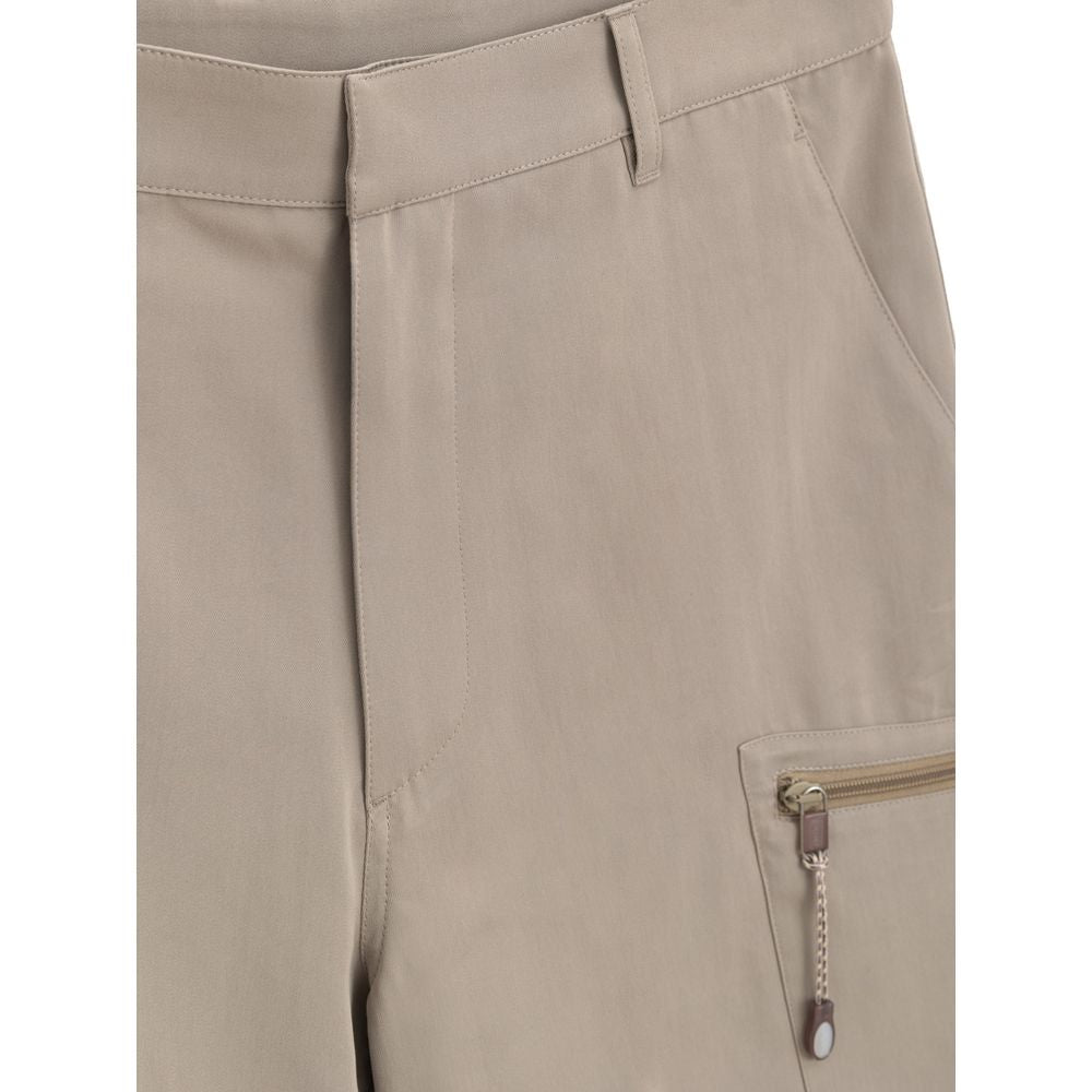 Short cargo Dior en coton beige