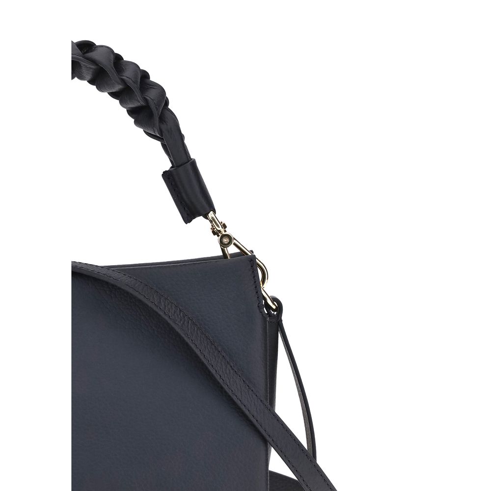 Sac à main Coccinelle en cuir de veau noir Bos Taurus