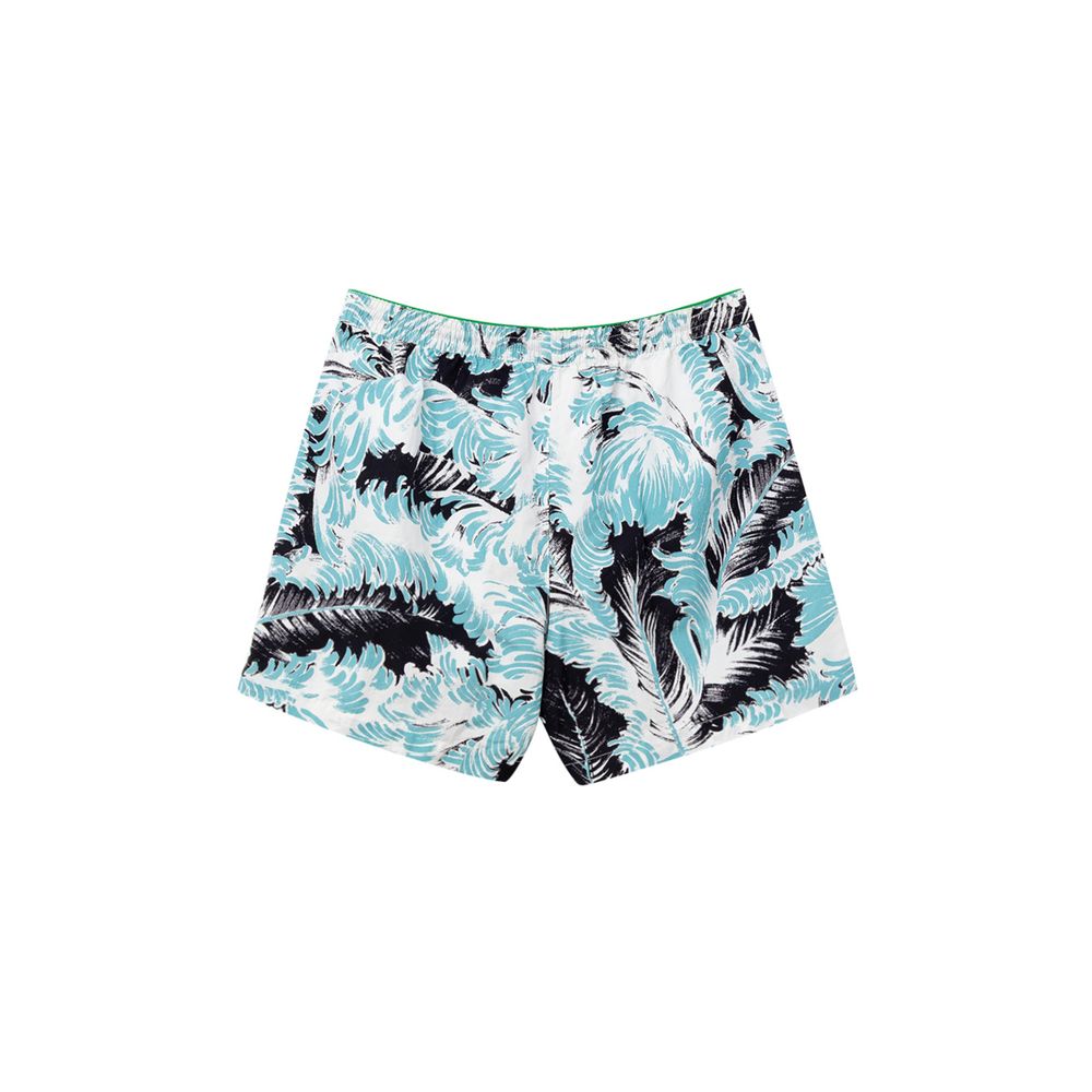 Short de bain blanc en polyamide