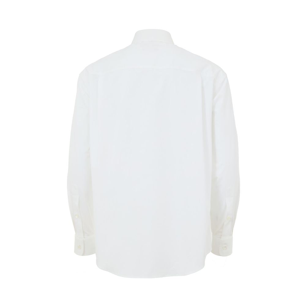 Chemise habillée en coton blanc