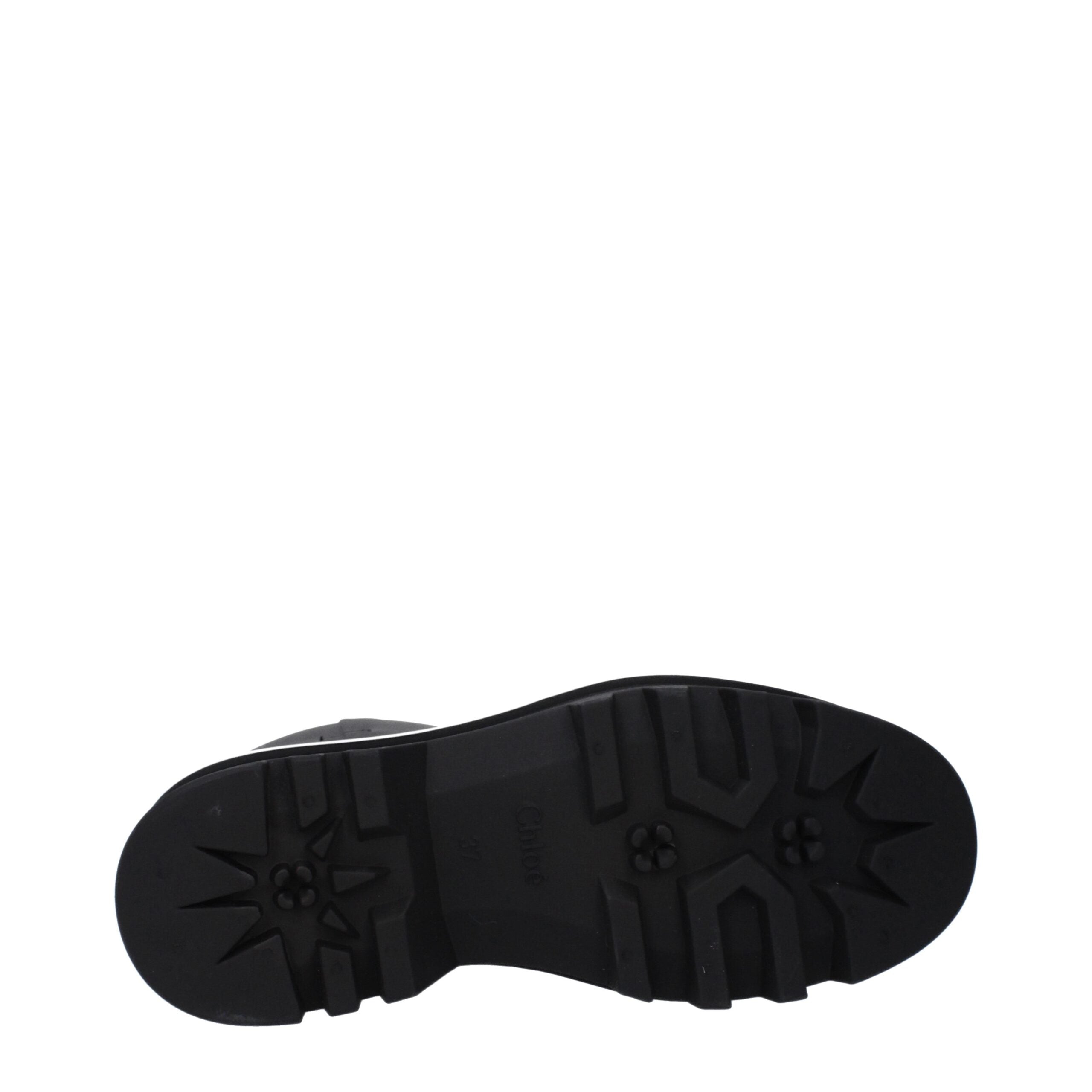 Black Synthetic Ankle Boots with Logo by Chloé