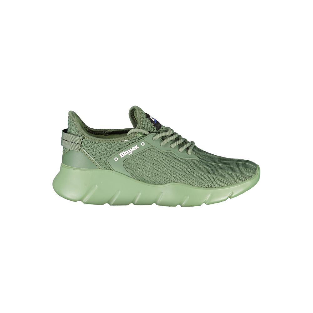 Verde Synthetic Men's Sneaker with Logo Detail