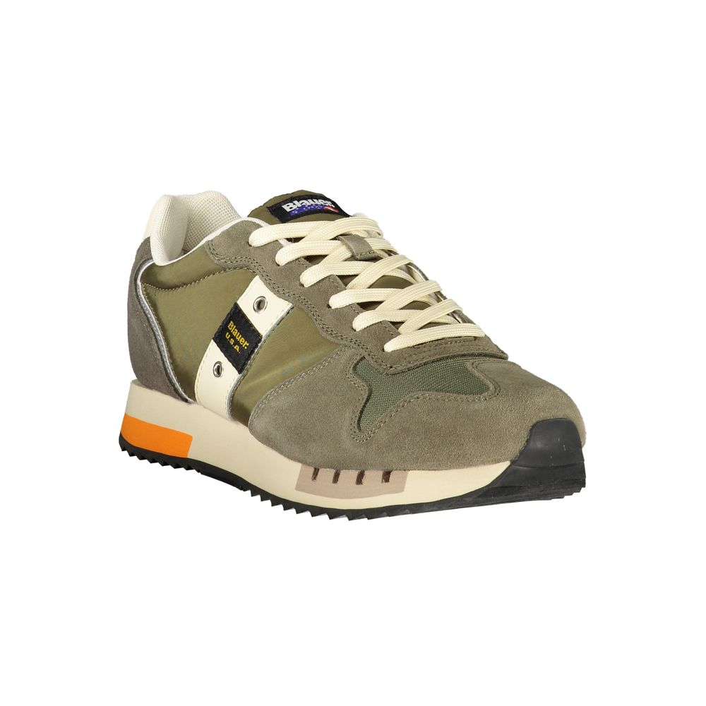 Verde Sneaker Uomo in Pelle e Sintetico BLAUER