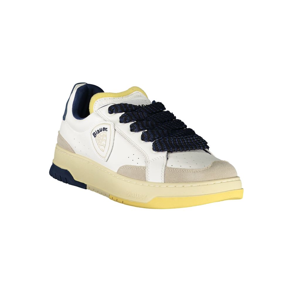 Bianco Herren Sneaker aus Leder und Synthetik mit Logo