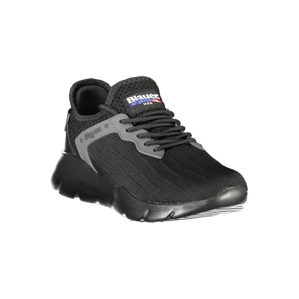 Schwarzer Herren-Sneaker aus Synthetik von Blauer Sports
