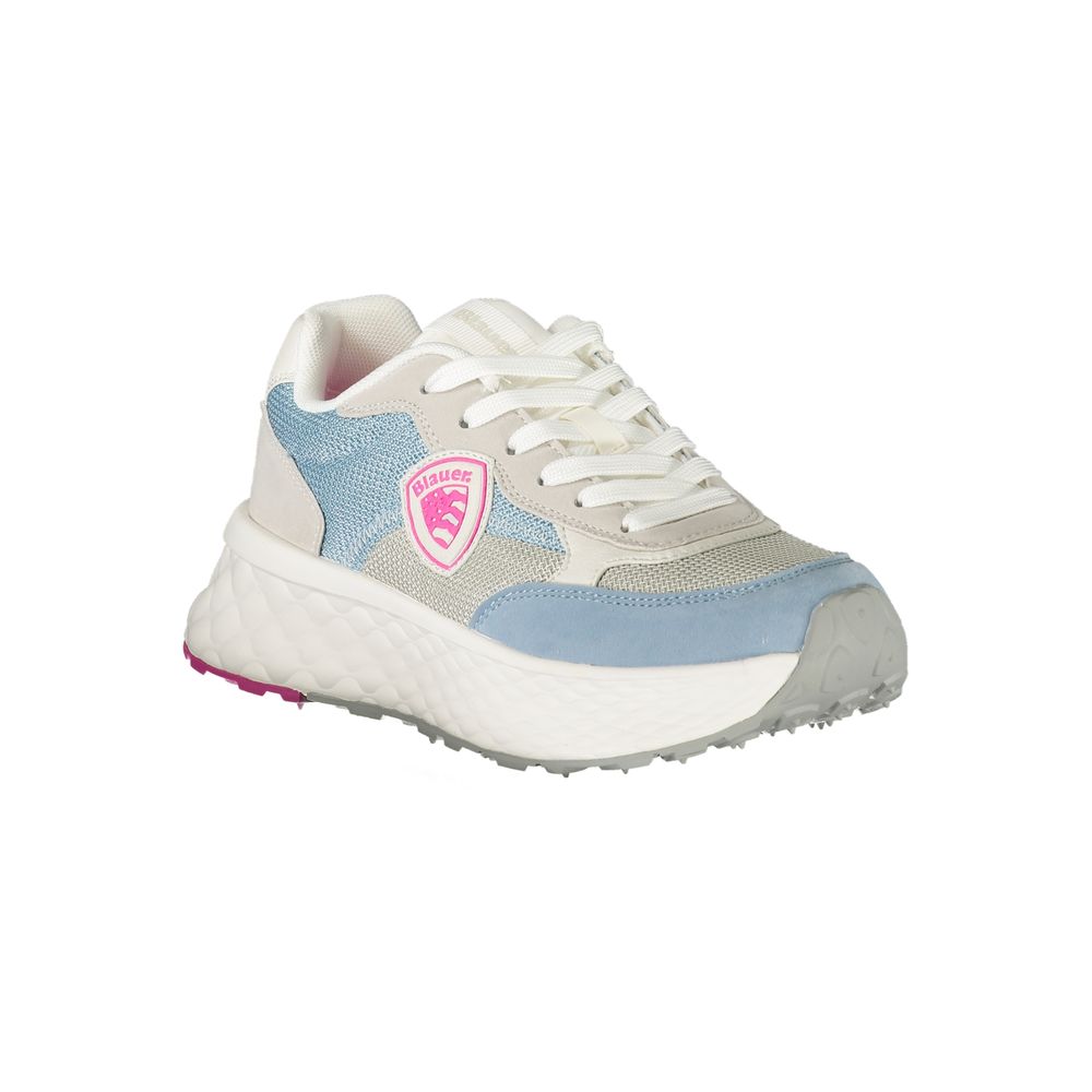 Azzurro Synthetic Women's Sneaker with Removable Insole