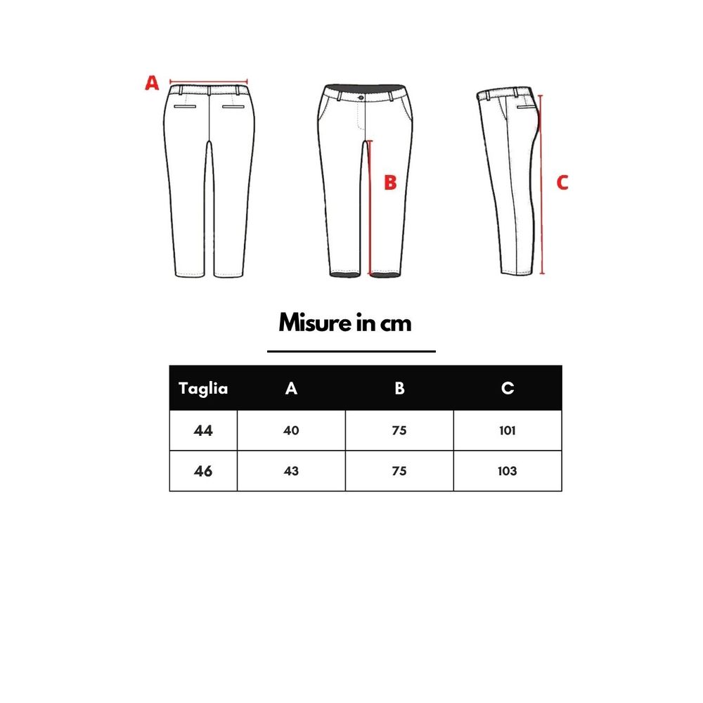 Pantalon décontracté en coton noir