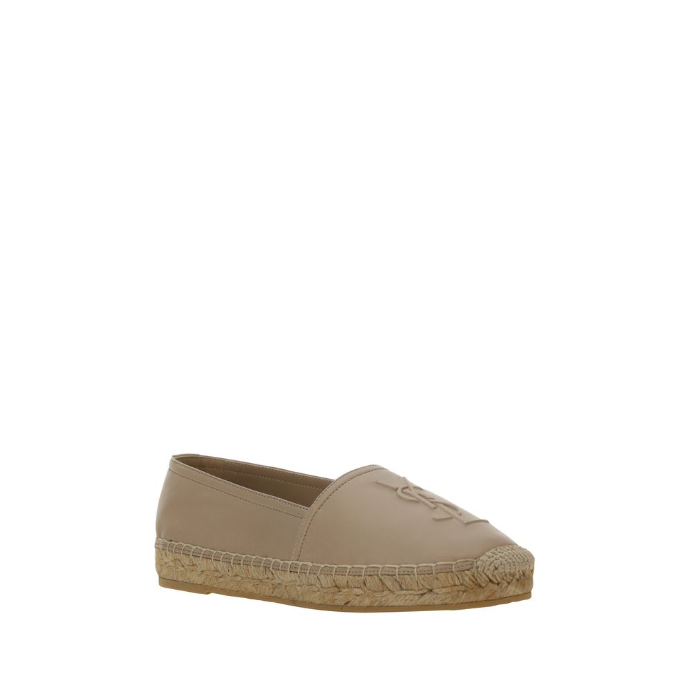 Saint Laurent Beige Lamb Espadrilles