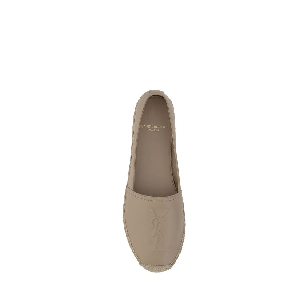 Saint Laurent Beige Lamb Espadrilles