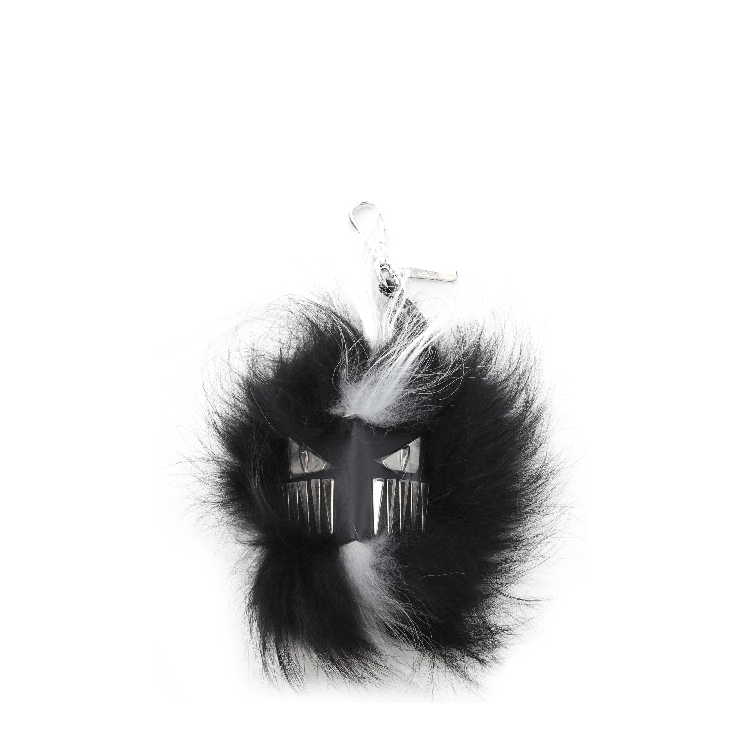 Collier en fourrure noire