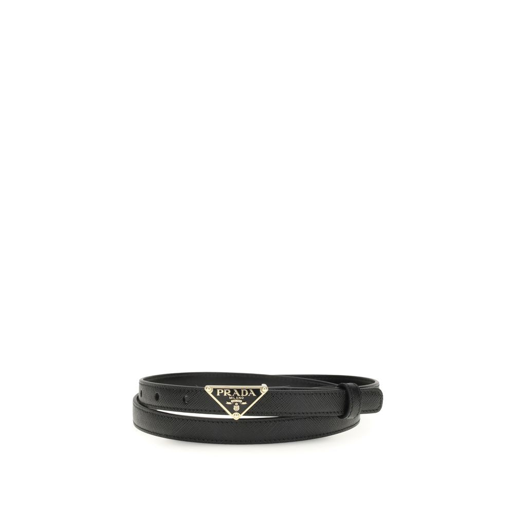Gürtel aus Saffiano-Leder mit Metallschnalle mit Logo