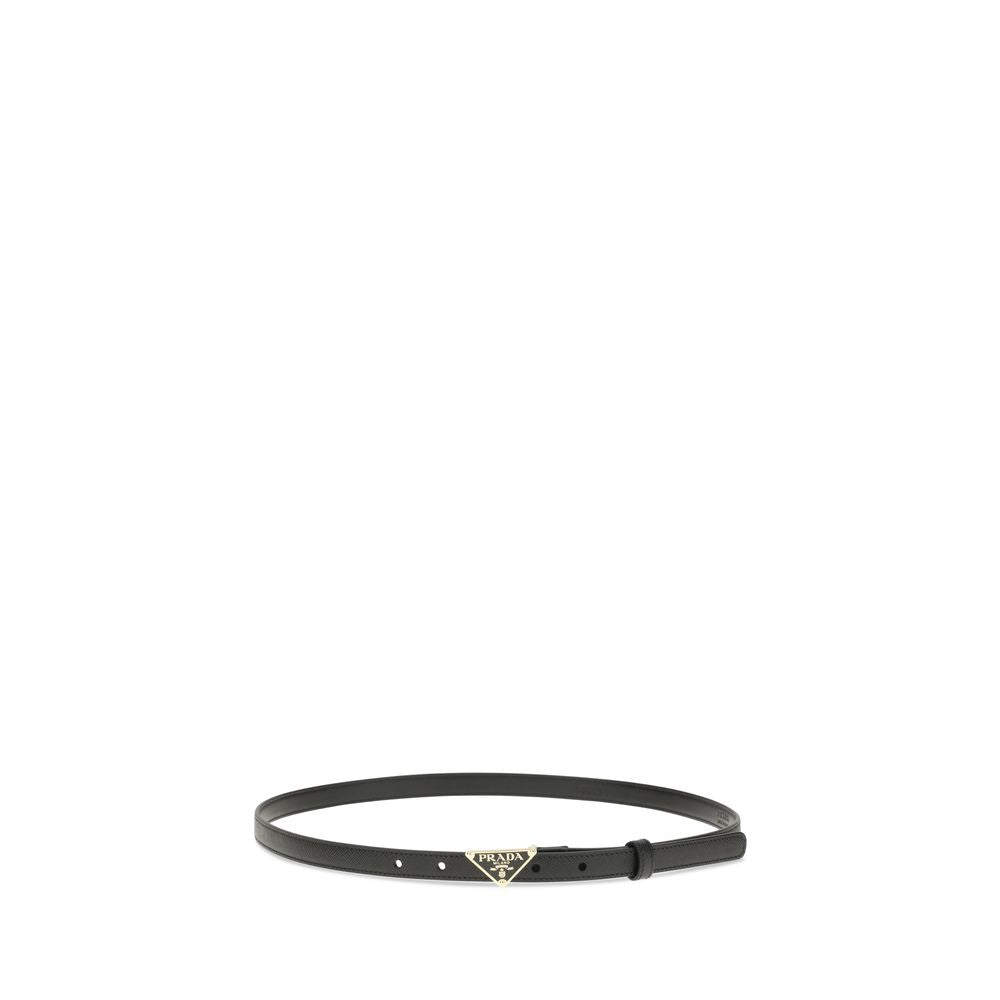 Gürtel aus Saffiano-Leder mit Metallschnalle mit Logo