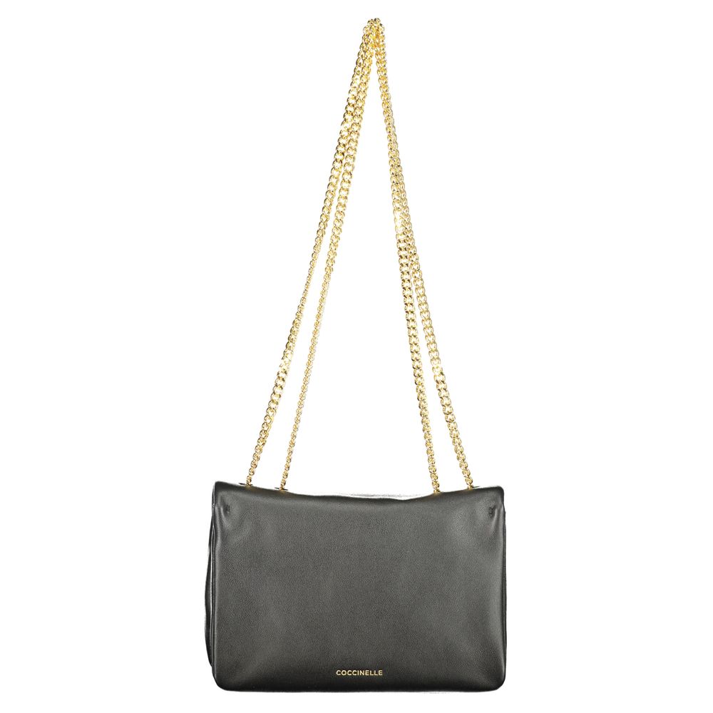 Nero Leather Woman Bag with Chain Handles