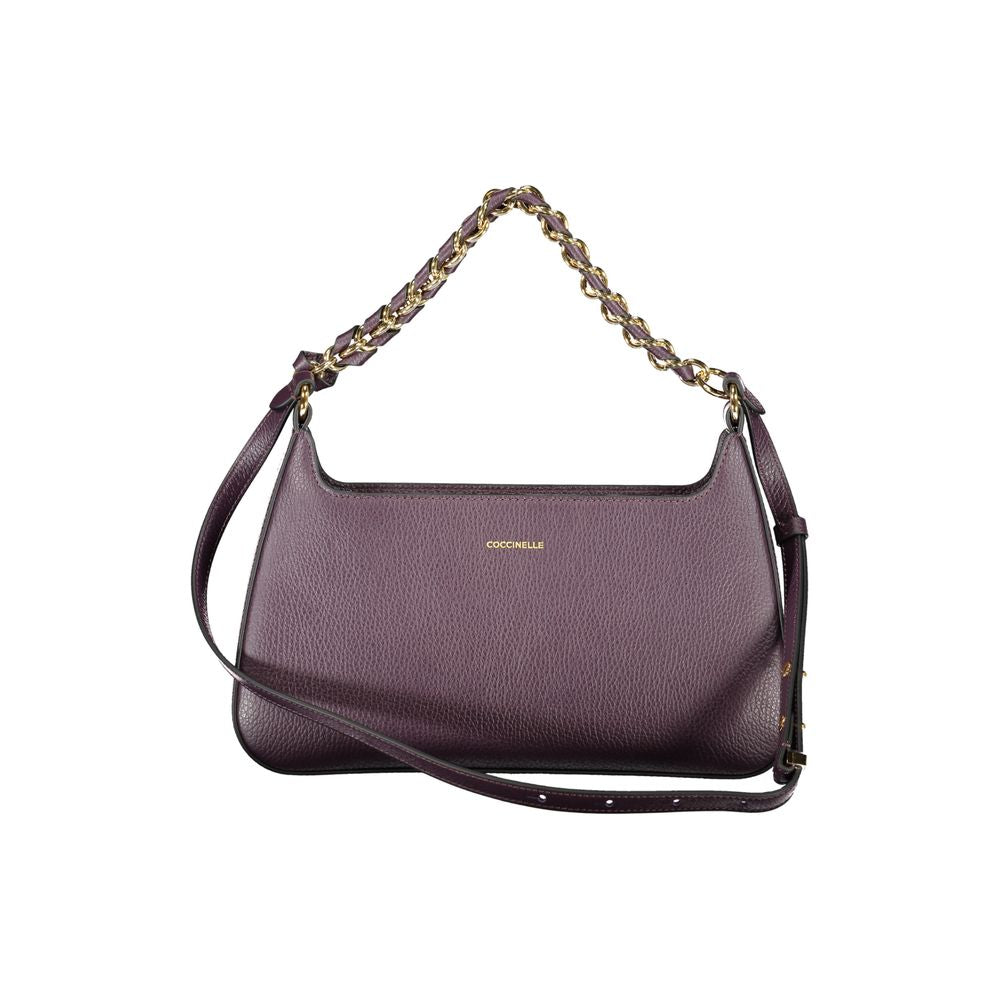 Viola Leather Handbag with Chain Strap by Coccinelle