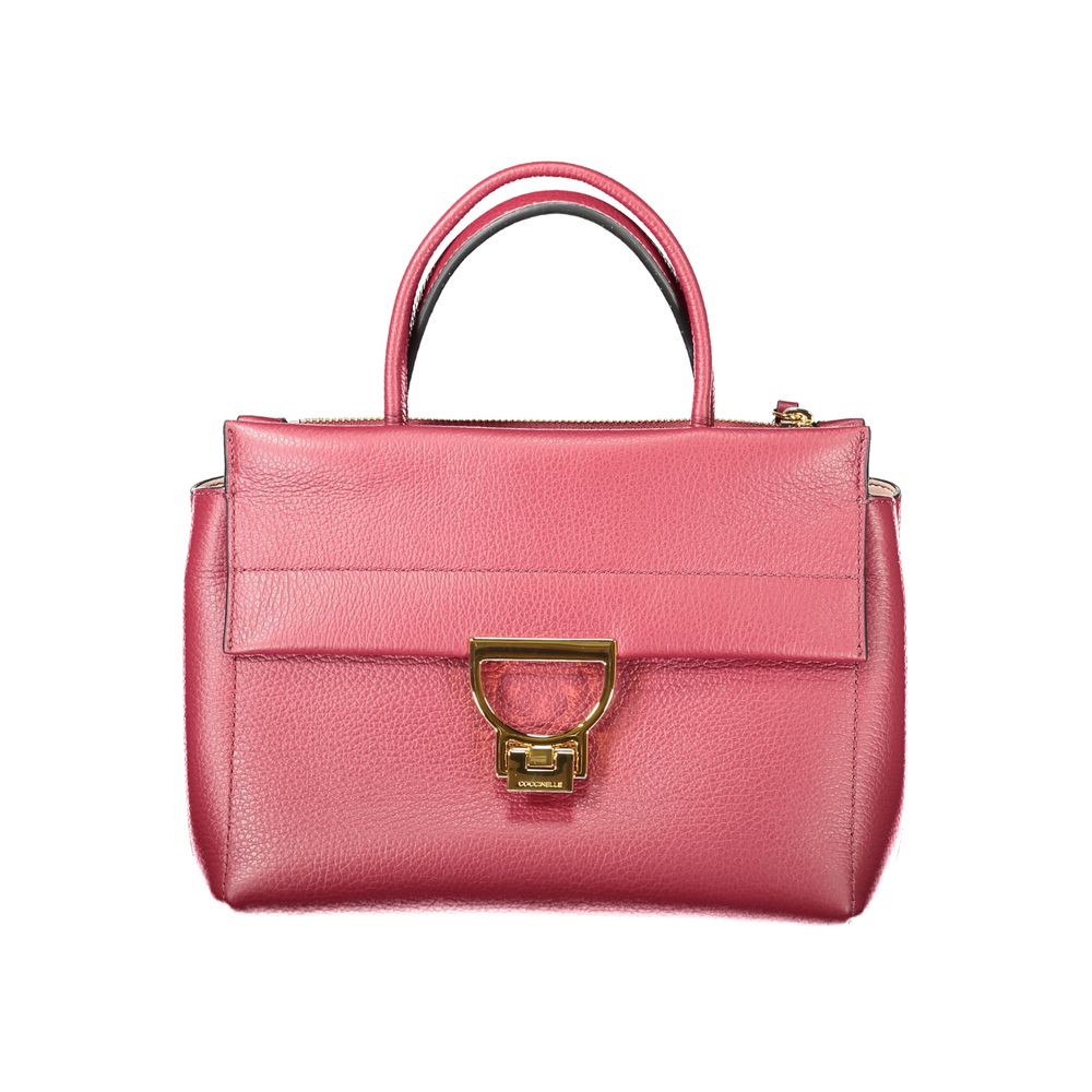 Viola Leather Handbag with Chic Handles and Strap