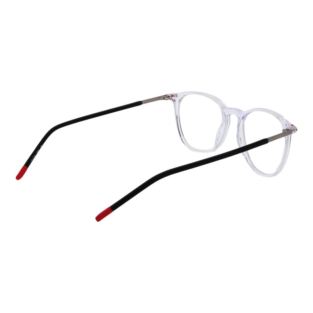 Transparent Synthetic Frame Glasses with Full-Rim Design