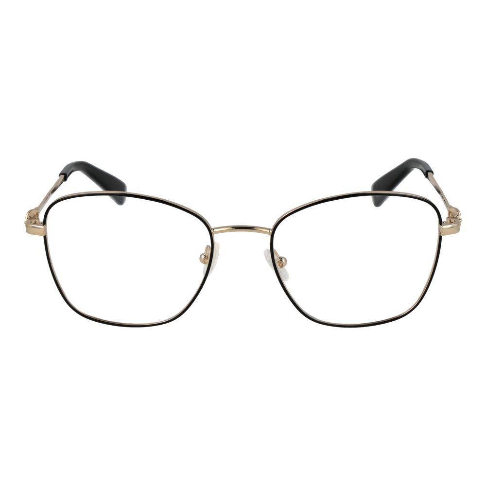 Black Synthetic Metal Glasses Frames for Women