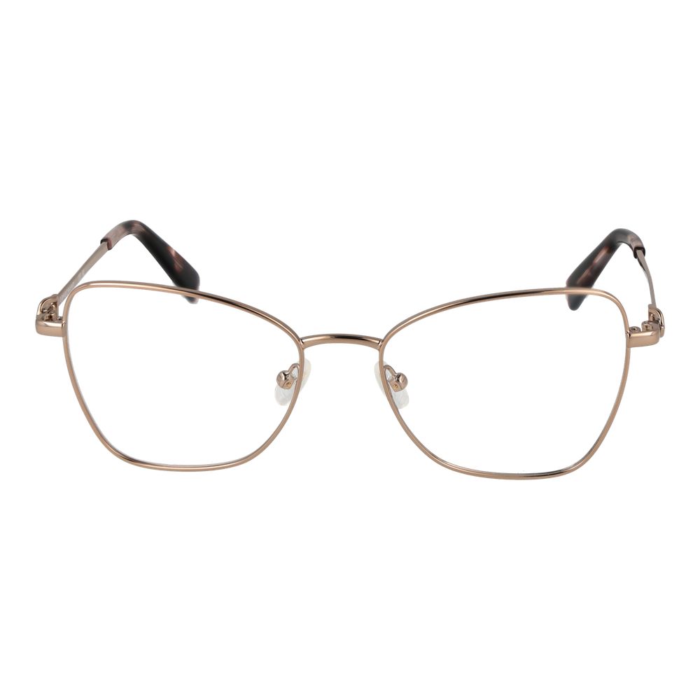 Gold Full-Rim Synthetic Glasses Frames for Women