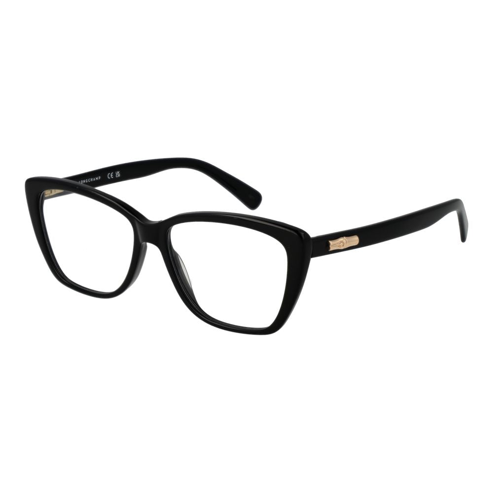 Black Synthetic Cat Eye Glasses Frames