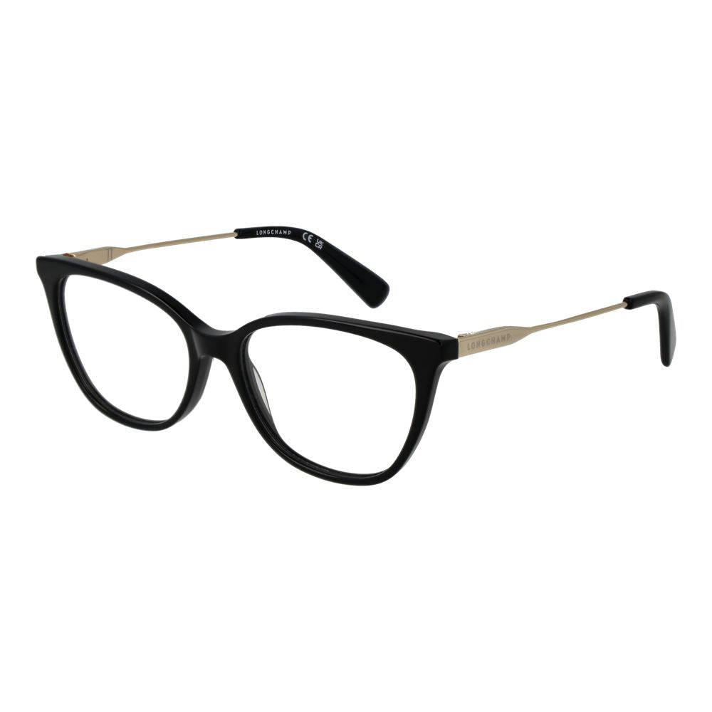 Black Synthetic Cat Eye Glasses Frames