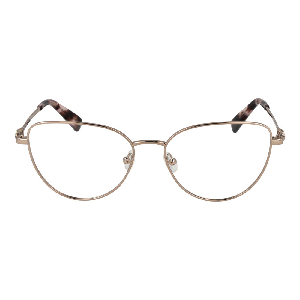 Gold Synthetic Cat Eye Glasses Frames