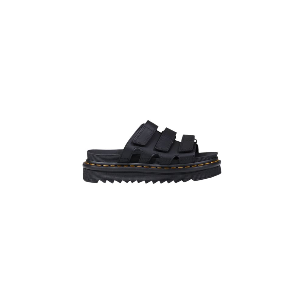 Schwarze Leder-Plateaupumps von Dr. Martens