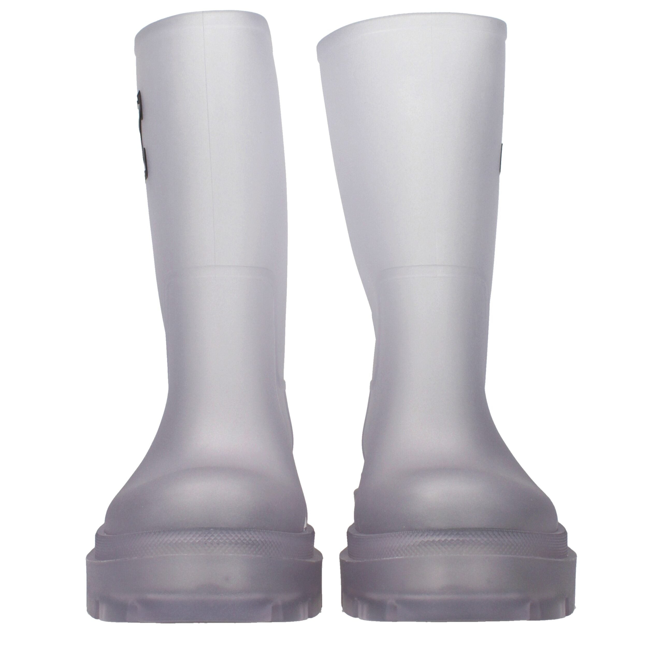 Bottes transparentes en PVC Off-White