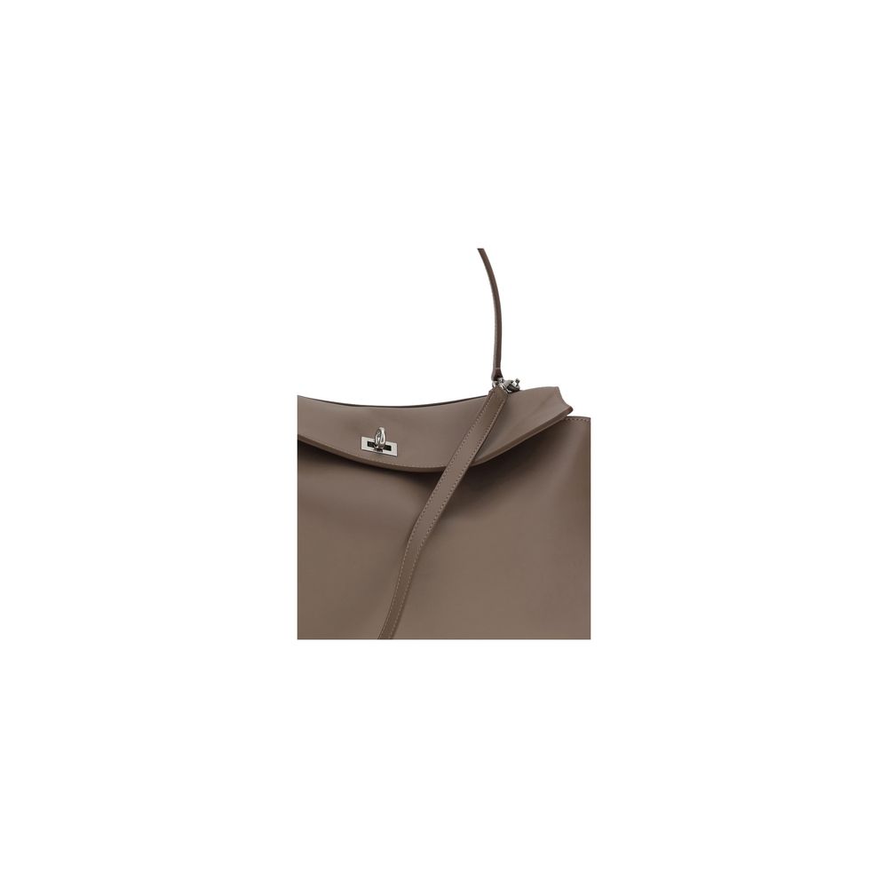Balenciaga Gray Calf Leather Shoulder Bag