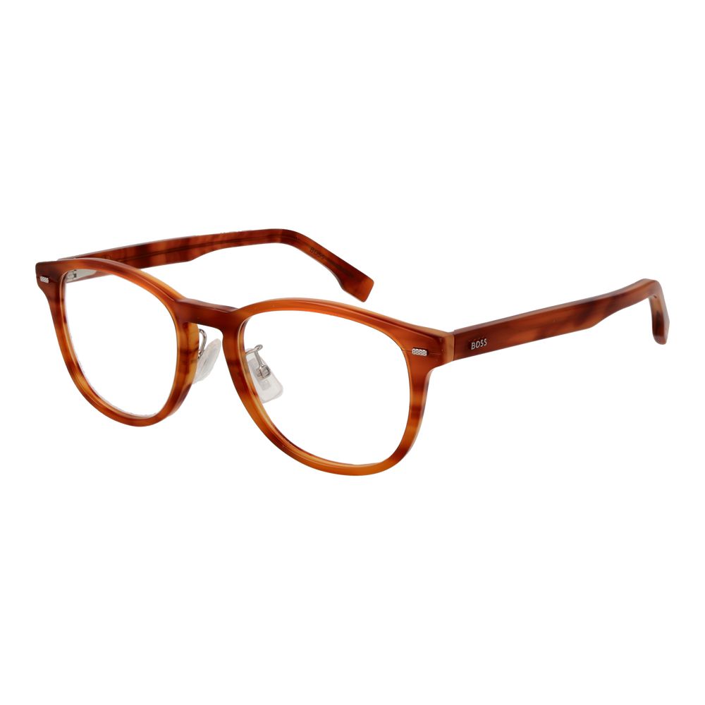 Braune synthetische Vollrandbrille