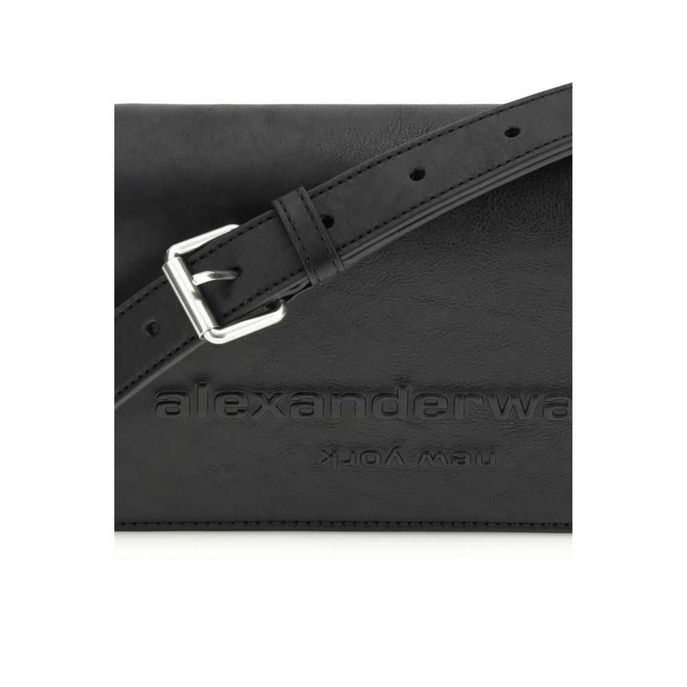 Alexander Wang Black Calf Leather Shoulder Bag