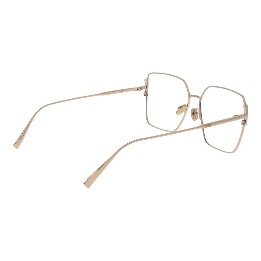 Red Metal Glasses with Square Frames