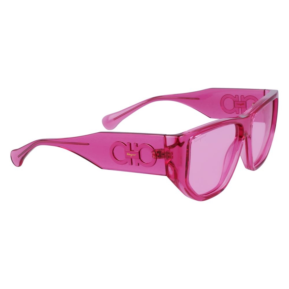 Pink Synthetic Sunglasses by Ferragamo