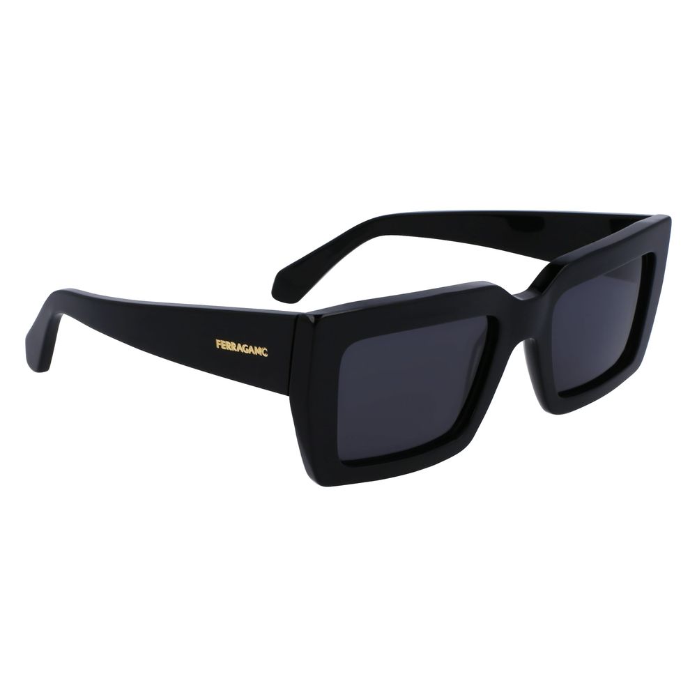 Schwarze synthetische Ferragamo Sonnenbrille