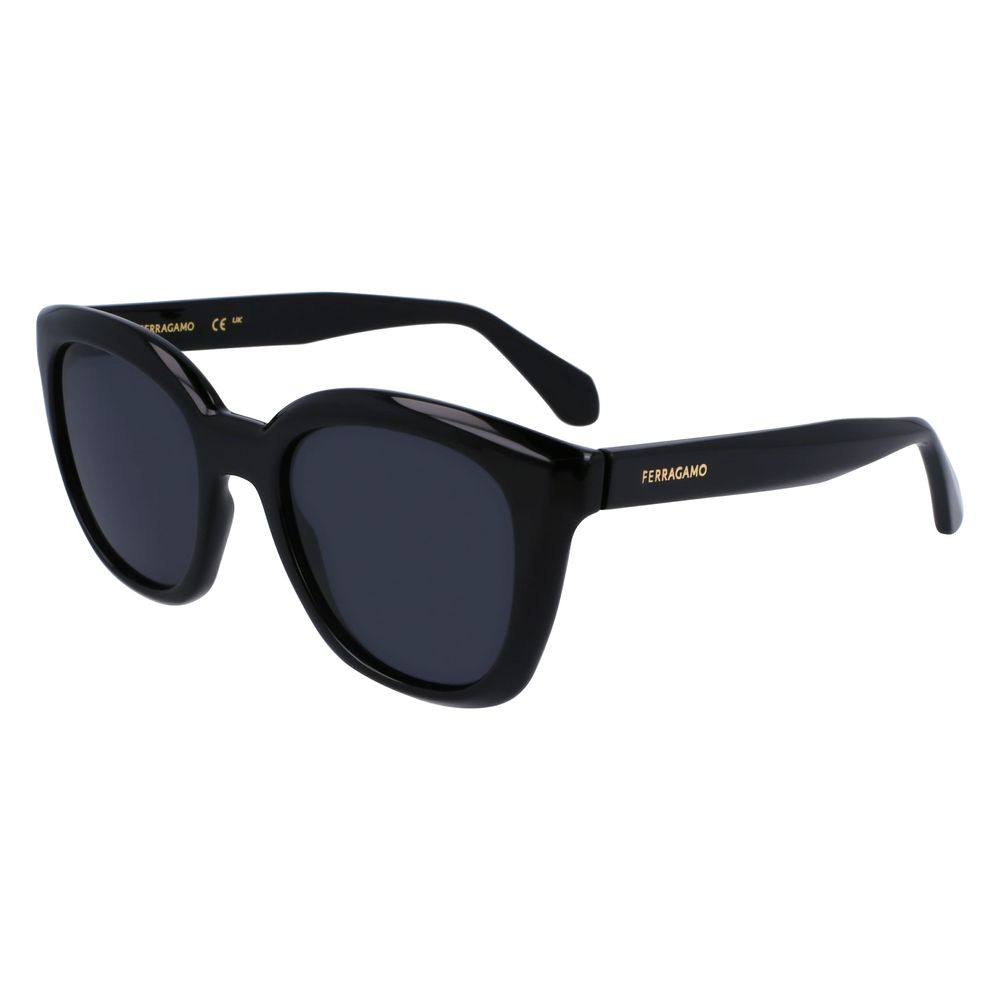 Schwarze synthetische Sonnenbrille von Ferragamo