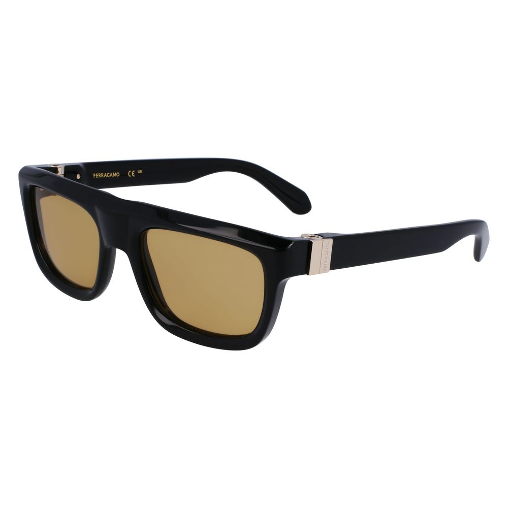 Schwarze Sonnenbrille aus Synthetik von Ferragamo