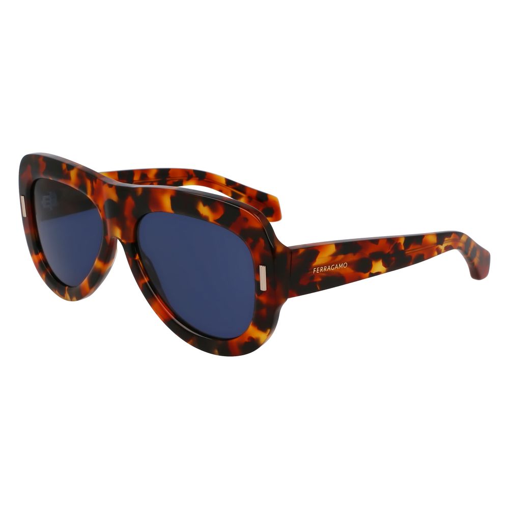 Brown Synthetic Sunglasses by Ferragamo
