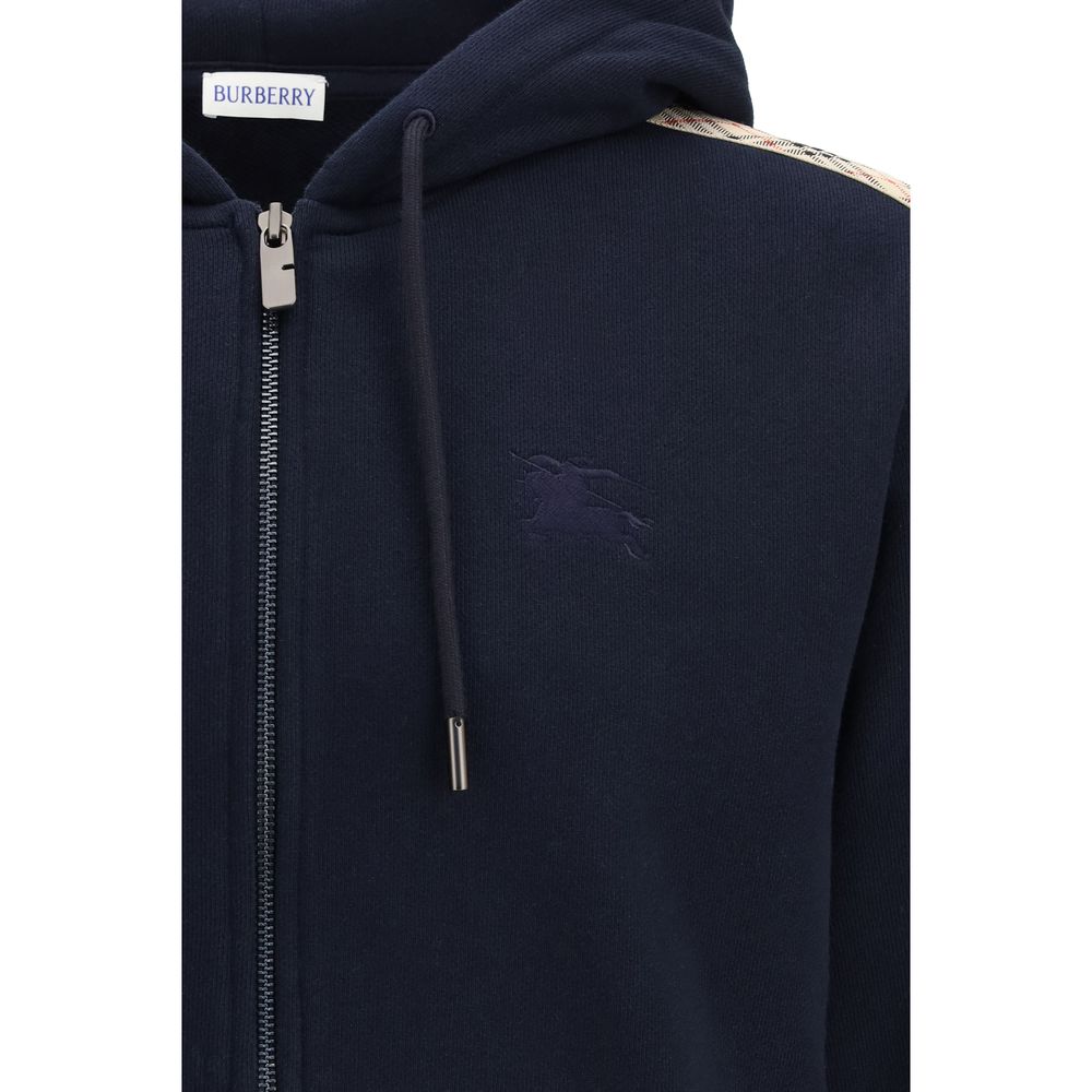 Sweat-shirt bleu en coton