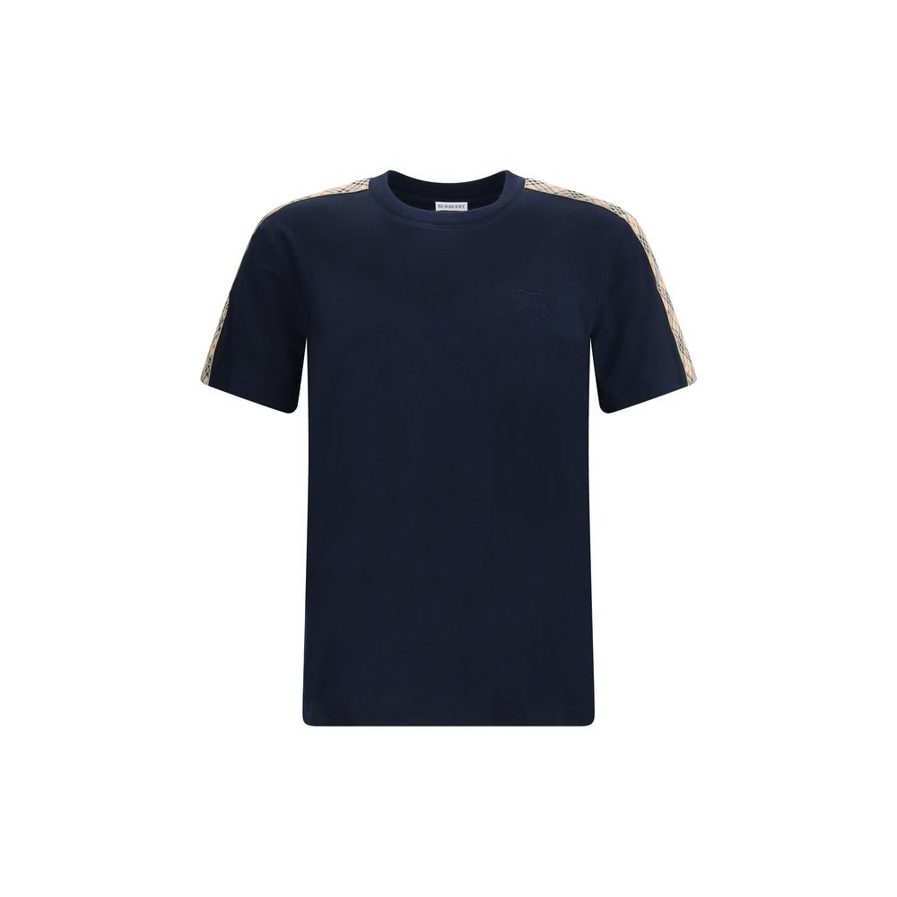Blaues Baumwoll-T-Shirt