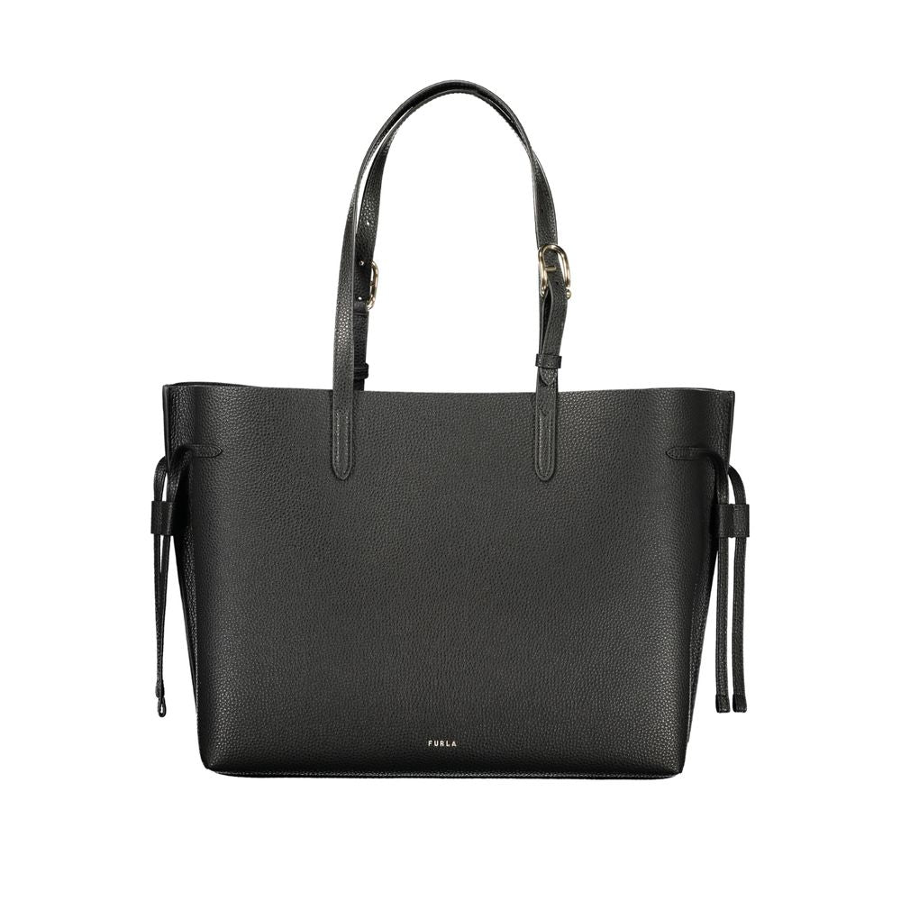 Furla Nero Ava Leather Handbag
