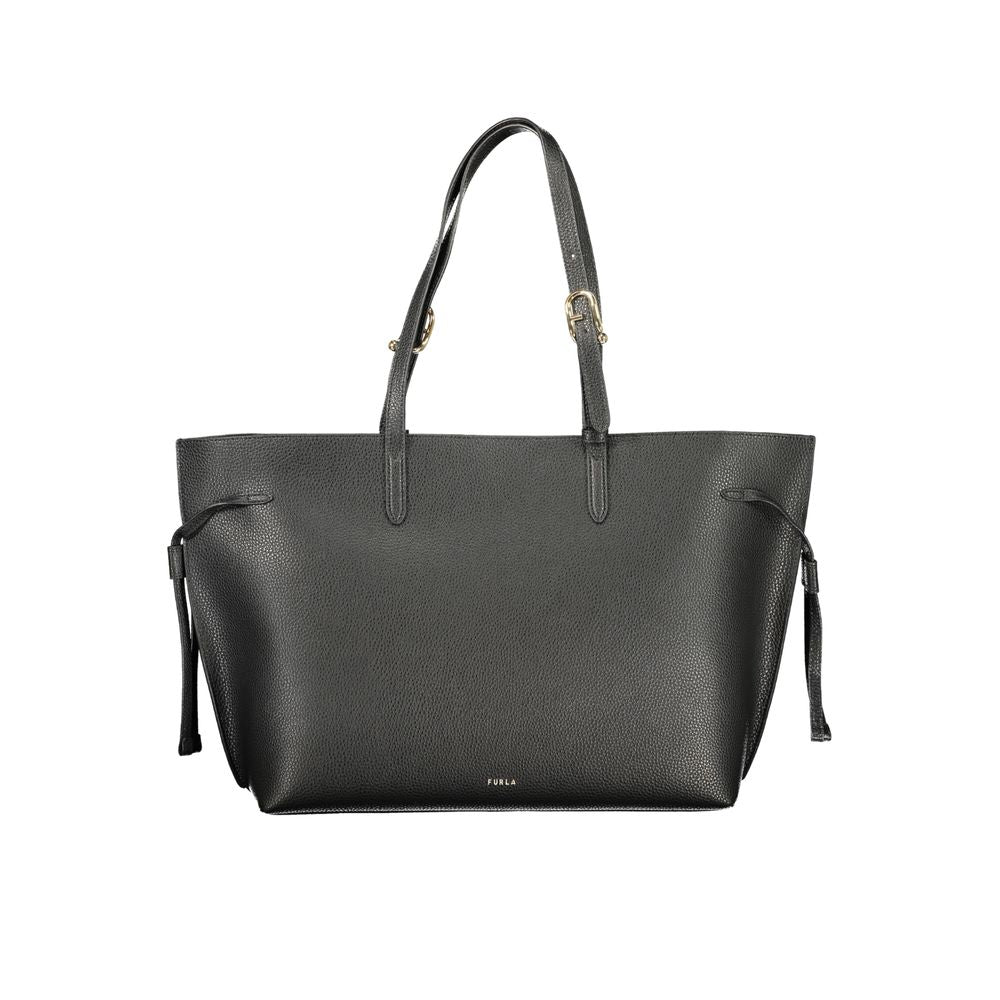 Furla Nero Ava L Tote Leather
